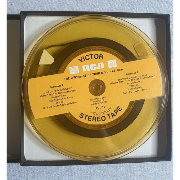 ED AMES The Windmills Of Your Mind Reel to Reel 4 Track 3 3/4 IPS - Picture 4 of 6